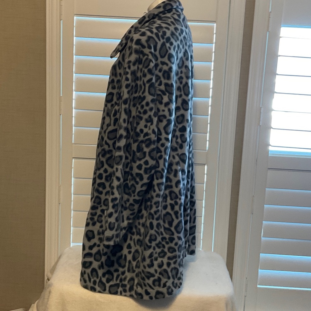 Roaman's Leopard Print Utility Jacket - image 5